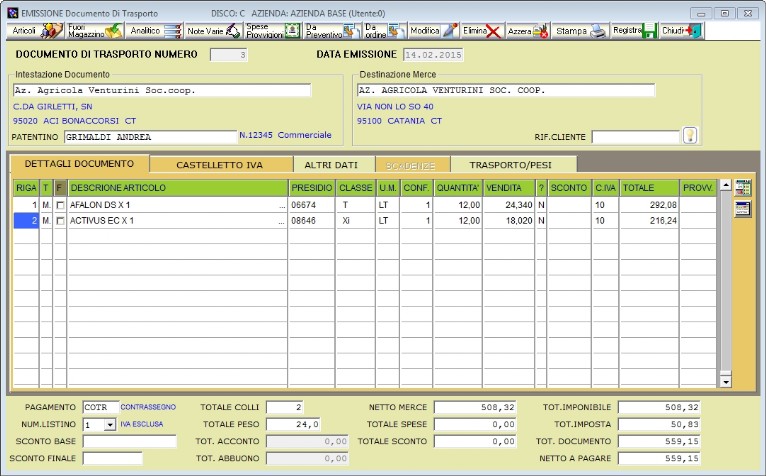 Categoria: DDT FATTURE - Il Papiro Web S.r.l.